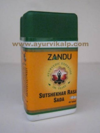 Zandu SUTSHEKHAR RASA SADA, 40 Tablets For Hyper-Acidity
